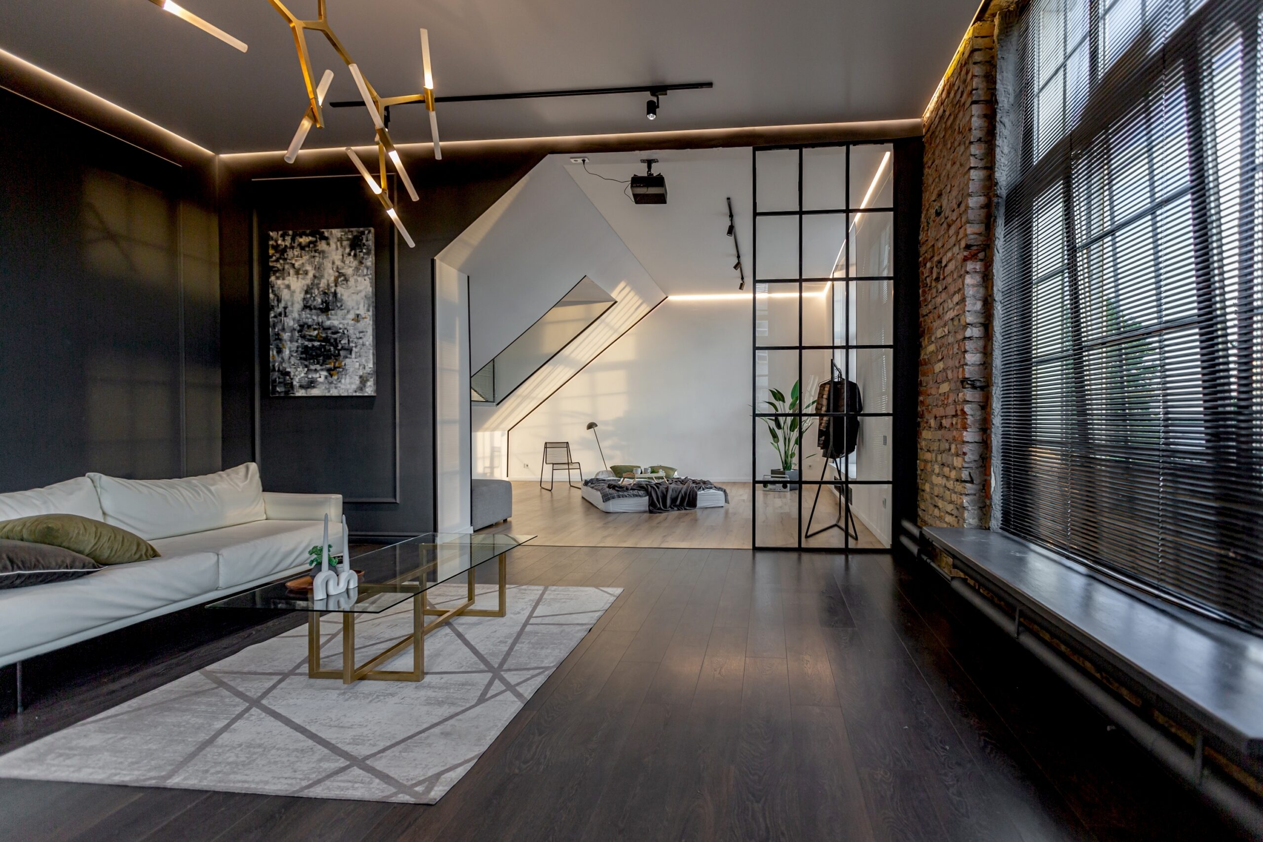 Minimalistic,Stylish,Interior,Of,Luxury,Apartment,With,White,Stylish,Bedroom